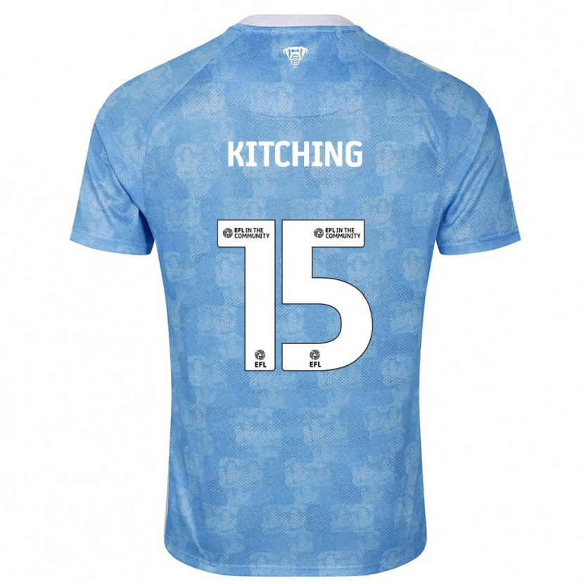 Danxen Kid Liam Kitching #15 Sky Blue White Home Jersey 2025/26 T-Shirt
