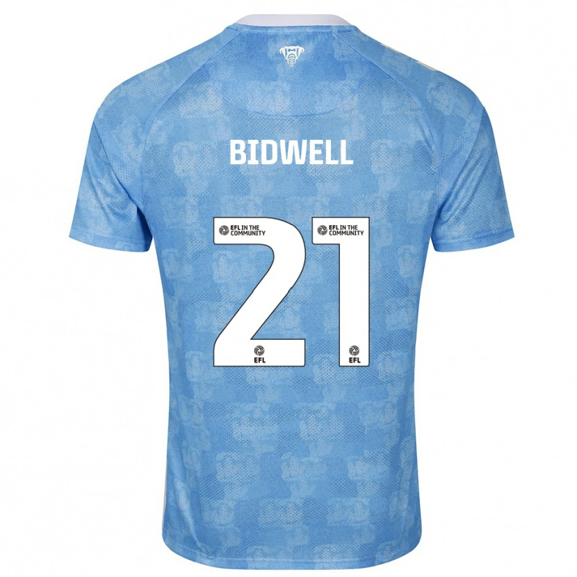 Danxen Kid Jake Bidwell #21 Sky Blue White Home Jersey 2025/26 T-Shirt