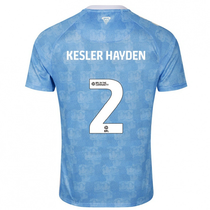 Danxen Kid Kaine Kesler-Hayden #2 Sky Blue White Home Jersey 2025/26 T-Shirt
