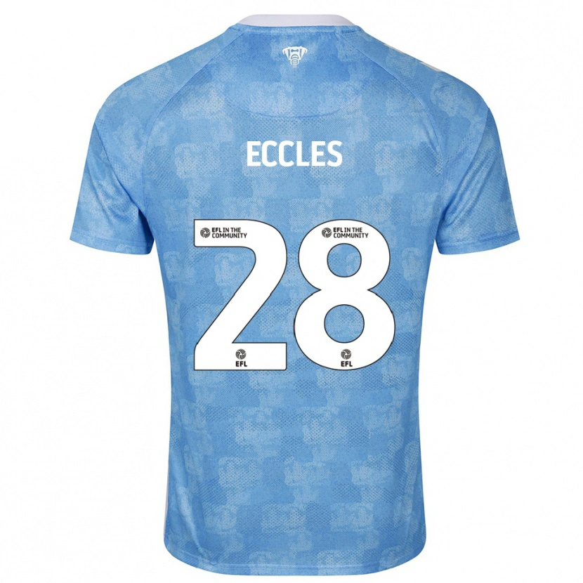 Danxen Kid Josh Eccles #28 Sky Blue White Home Jersey 2025/26 T-Shirt