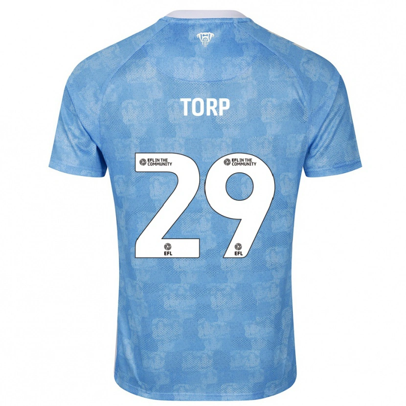 Danxen Kid Victor Torp #29 Sky Blue White Home Jersey 2025/26 T-Shirt