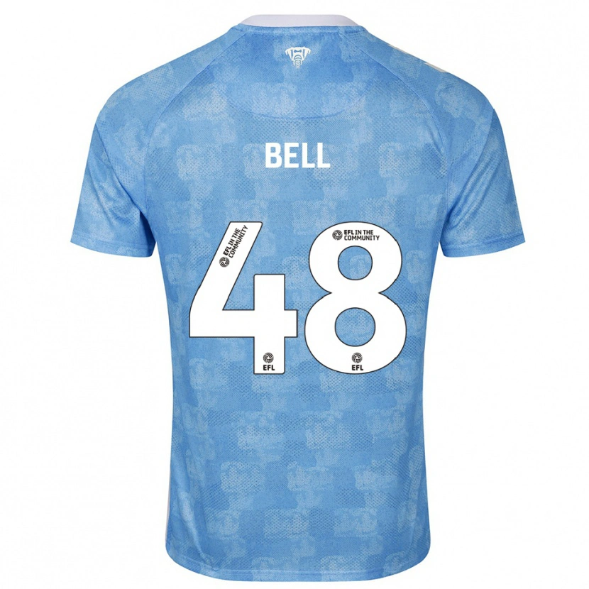 Danxen Kid Luke Bell #48 Sky Blue White Home Jersey 2025/26 T-Shirt