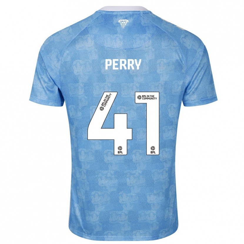 Danxen Kid Callum Perry #41 Sky Blue White Home Jersey 2025/26 T-Shirt