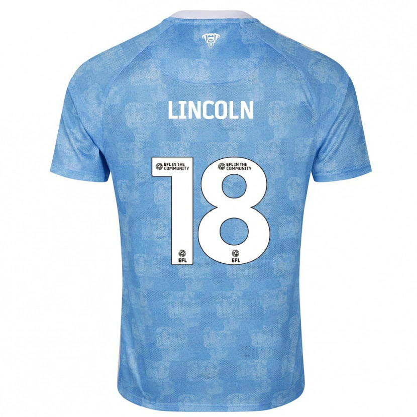Danxen Kid Khavarni Lincoln #18 Sky Blue White Home Jersey 2025/26 T-Shirt