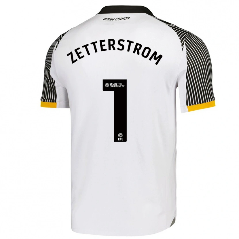 Danxen Kid Jacob Widell Zetterström #1 White Black Home Jersey 2025/26 T-Shirt