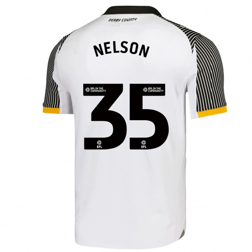 Danxen Kid Curtis Nelson #35 White Black Home Jersey 2025/26 T-Shirt