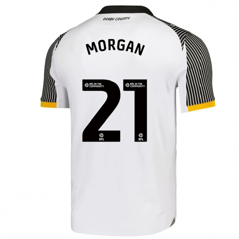 Danxen Kid Sarah Morgan #21 White Black Home Jersey 2025/26 T-Shirt