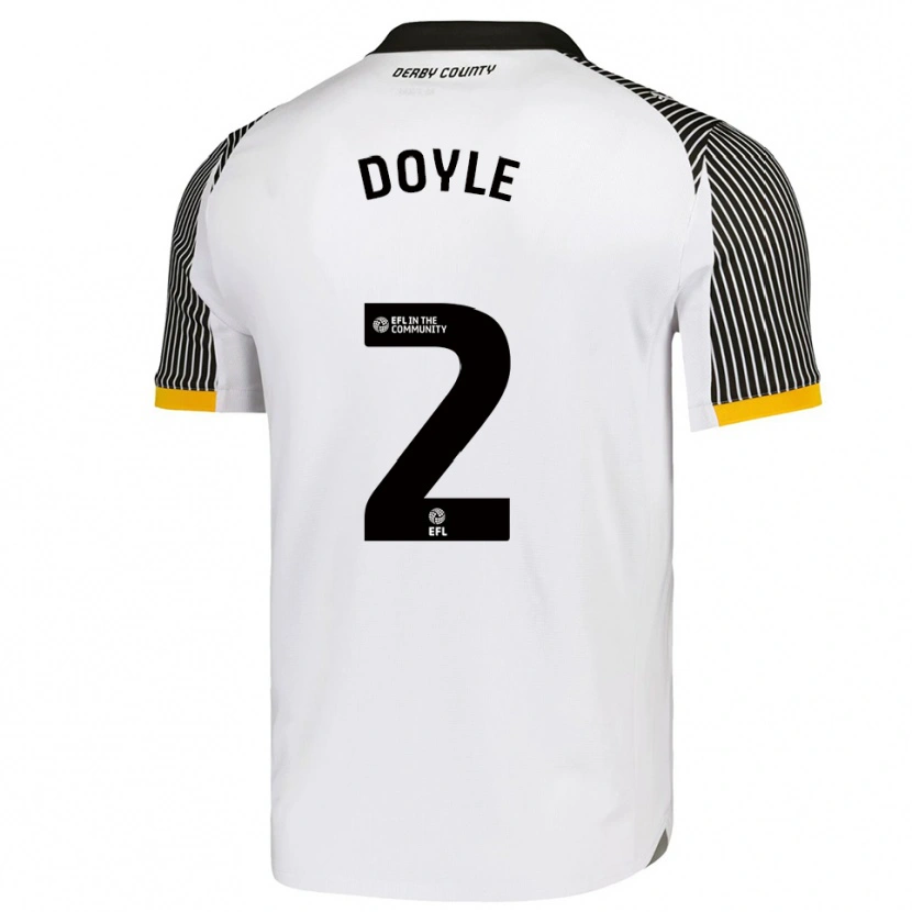 Danxen Kid Aj Doyle #2 White Black Home Jersey 2025/26 T-Shirt