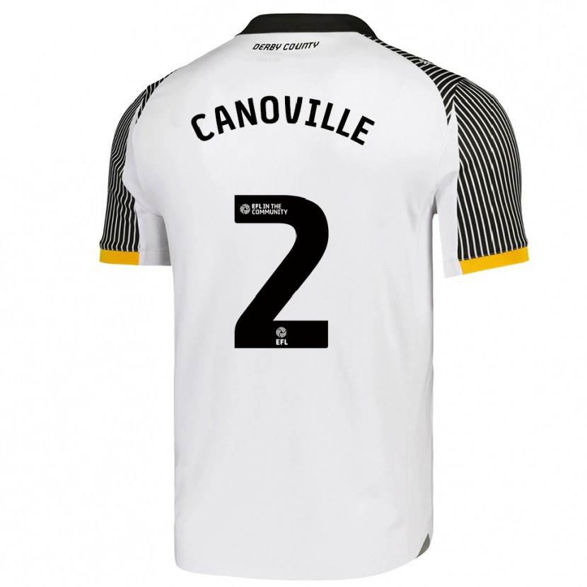 Danxen Kid Rio Canoville #2 White Black Home Jersey 2025/26 T-Shirt