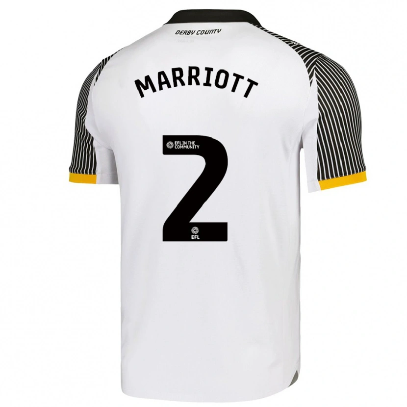 Danxen Kid Tom Marriott #2 White Black Home Jersey 2025/26 T-Shirt