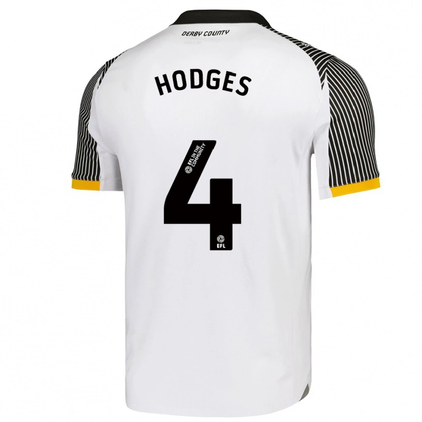 Danxen Kid Dantel Hodges #4 White Black Home Jersey 2025/26 T-Shirt