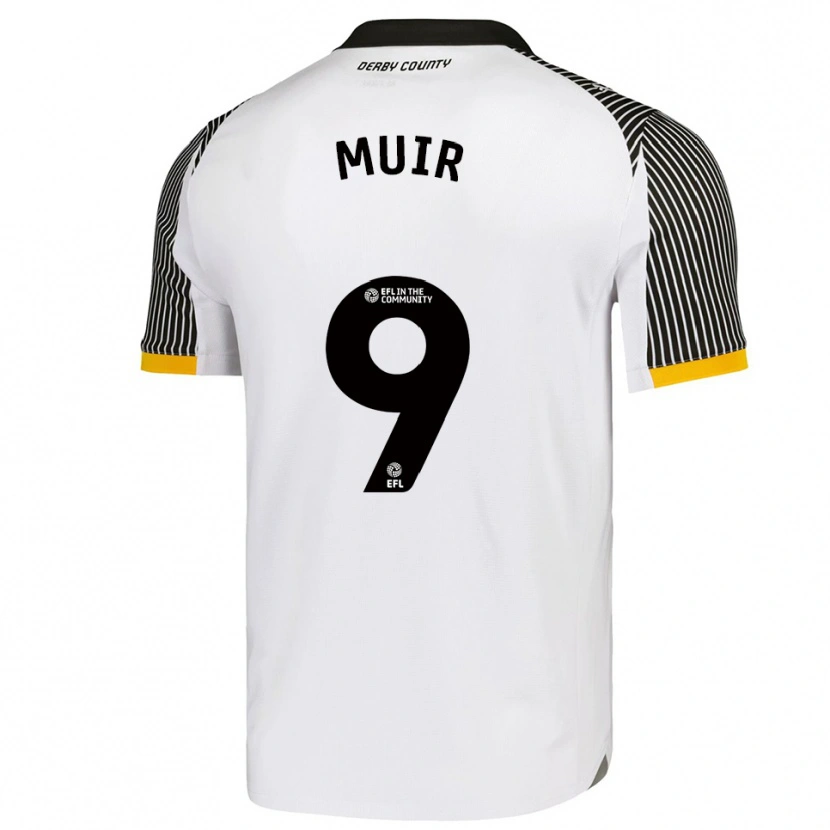 Danxen Kid Chene Muir #9 White Black Home Jersey 2025/26 T-Shirt