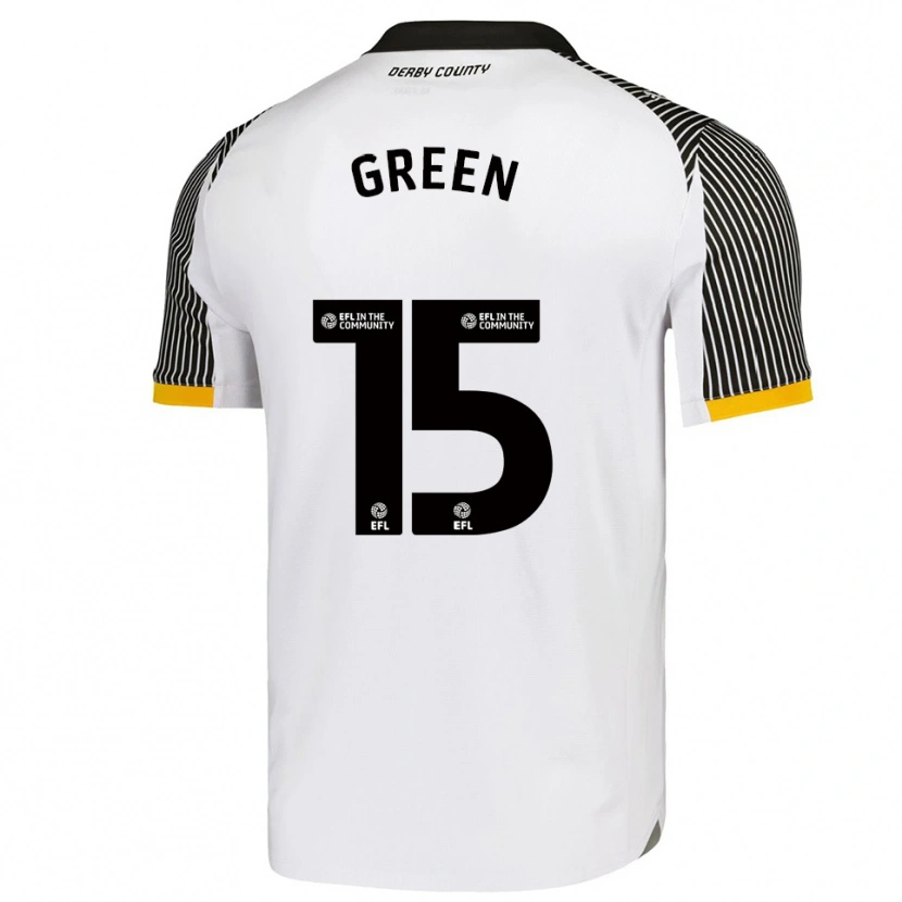 Danxen Kid Israel Green #15 White Black Home Jersey 2025/26 T-Shirt