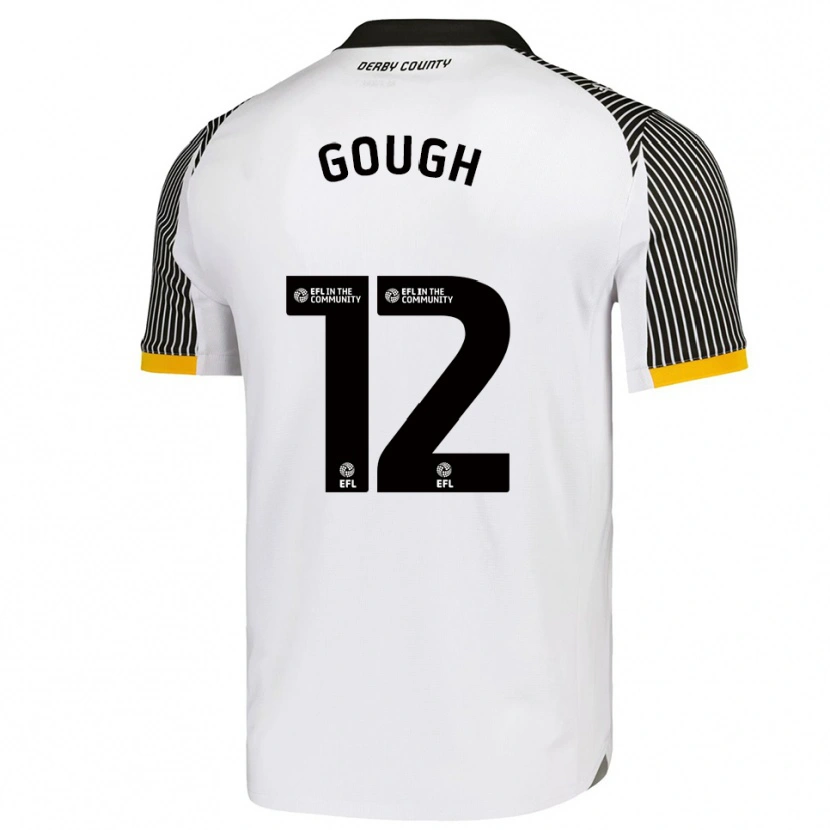 Danxen Kid Billy Gough #12 White Black Home Jersey 2025/26 T-Shirt