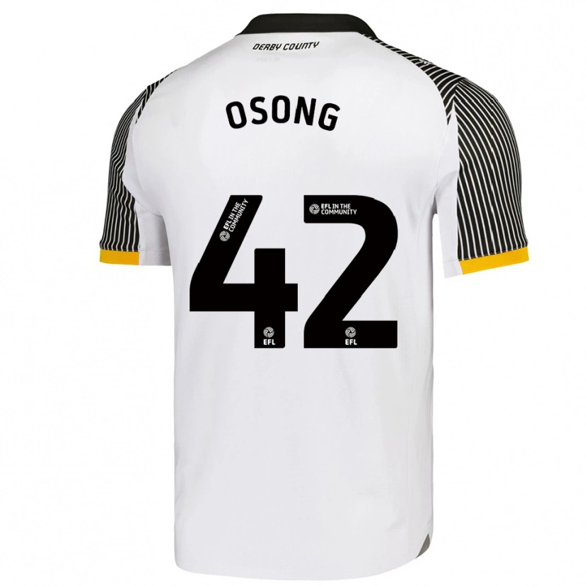 Danxen Kid Johnson Osong #42 White Black Home Jersey 2025/26 T-Shirt