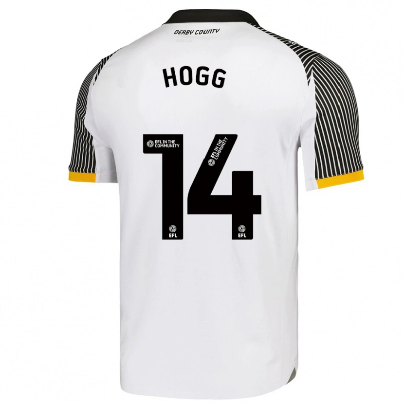 Danxen Kid Becky Hogg #14 White Black Home Jersey 2025/26 T-Shirt
