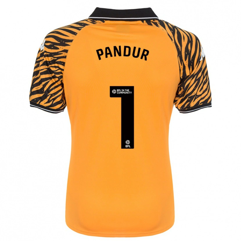 Danxen Kid Ivor Pandur #1 Orange Black Home Jersey 2025/26 T-Shirt