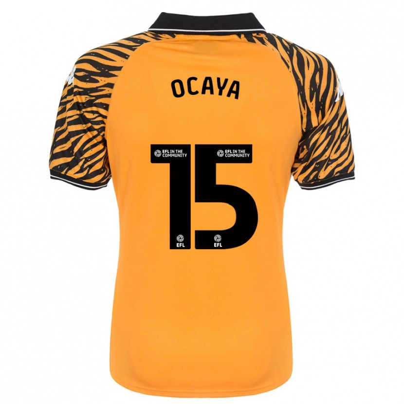 Danxen Kid Josh Ocaya #15 Orange Black Home Jersey 2025/26 T-Shirt