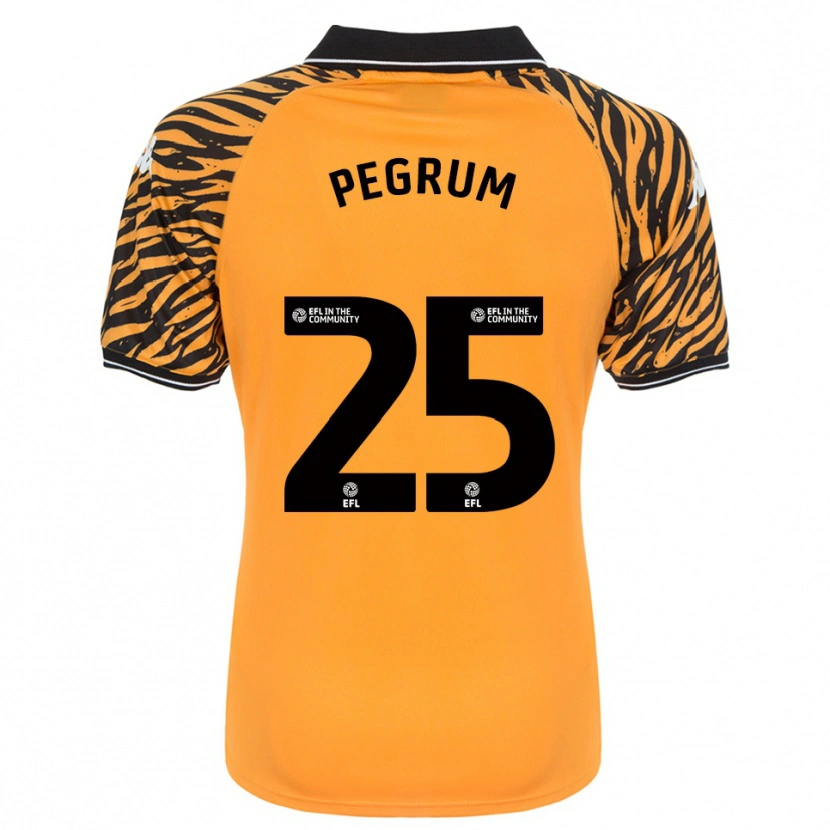 Danxen Kid Florence Pegrum #25 Orange Black Home Jersey 2025/26 T-Shirt