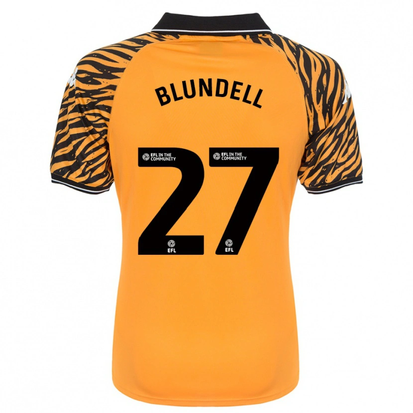 Danxen Kid Maddie Blundell #27 Orange Black Home Jersey 2025/26 T-Shirt