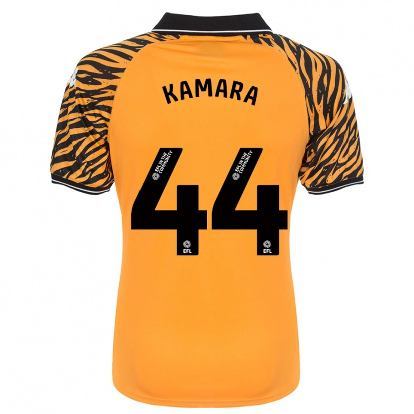 Danxen Kid Abu Kamara #44 Orange Black Home Jersey 2025/26 T-Shirt