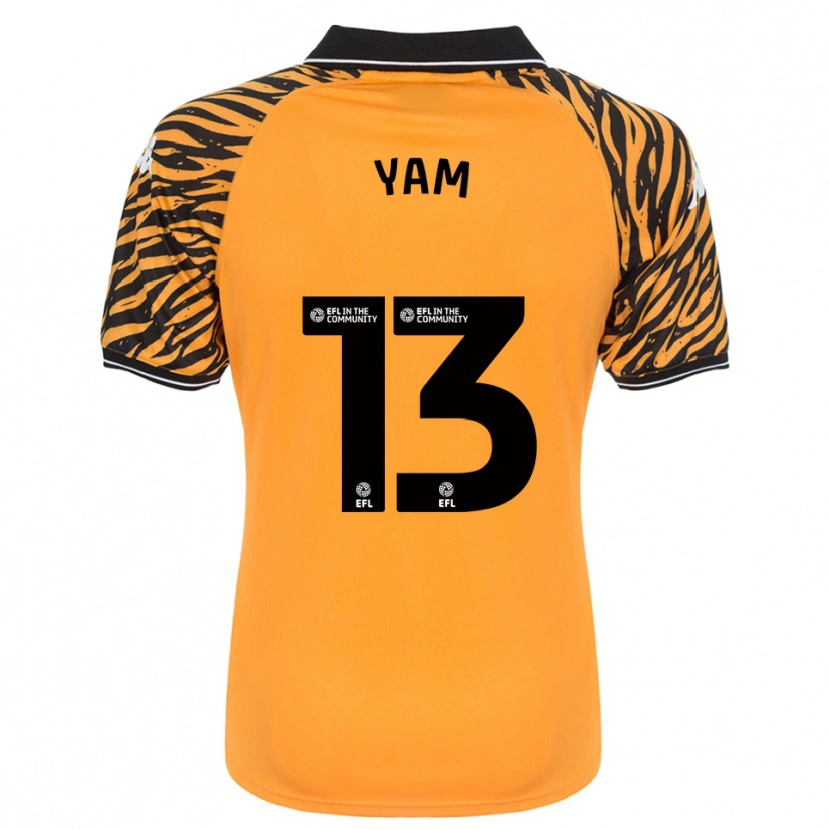 Danxen Kid Callum Yam #13 Orange Black Home Jersey 2025/26 T-Shirt