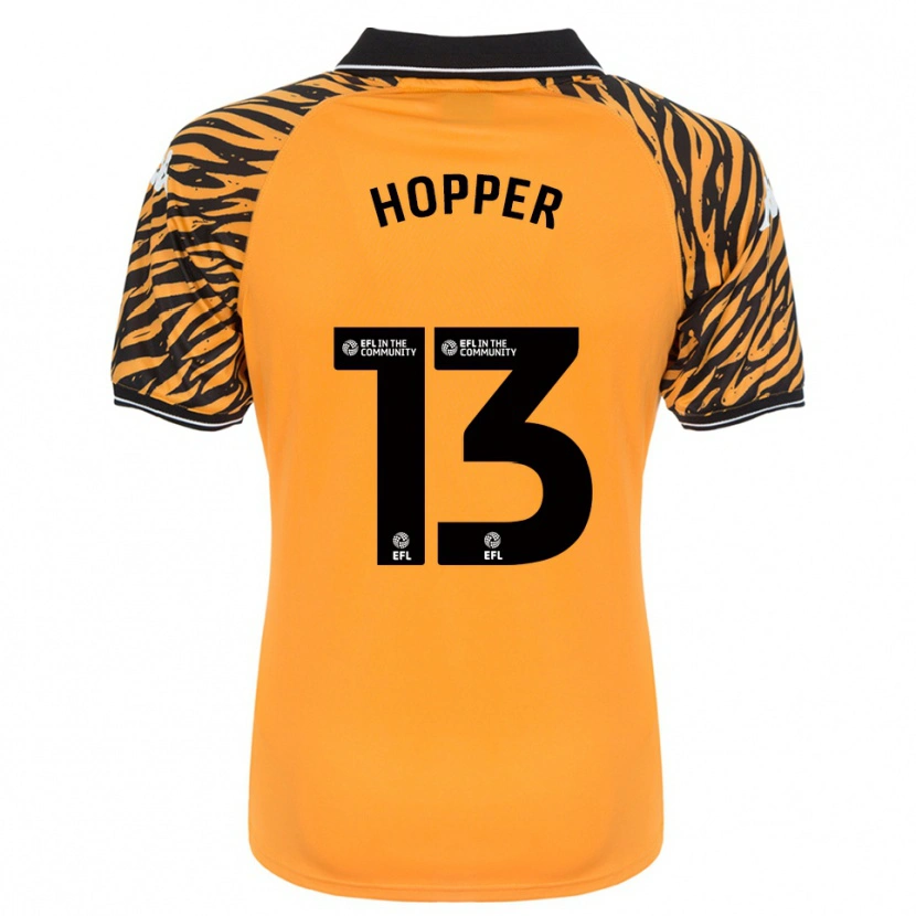Danxen Kid Jake Hopper #13 Orange Black Home Jersey 2025/26 T-Shirt