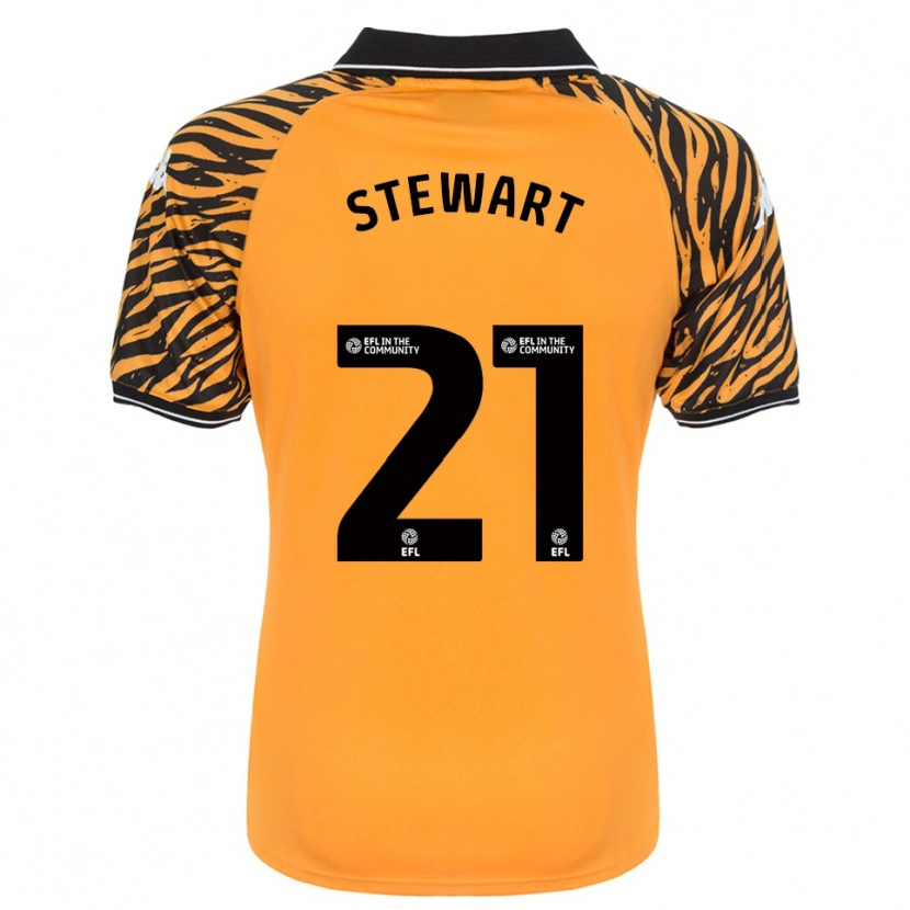 Danxen Kid Alice Stewart #21 Orange Black Home Jersey 2025/26 T-Shirt