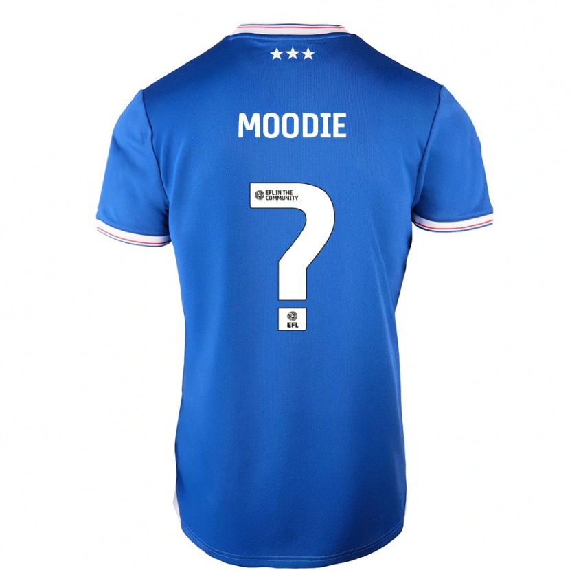 Danxen Kid Paul Moodie #0 Blue White Home Jersey 2025/26 T-Shirt