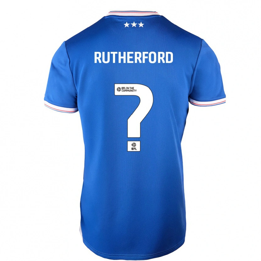 Danxen Kid Ella Rutherford #0 Blue White Home Jersey 2025/26 T-Shirt