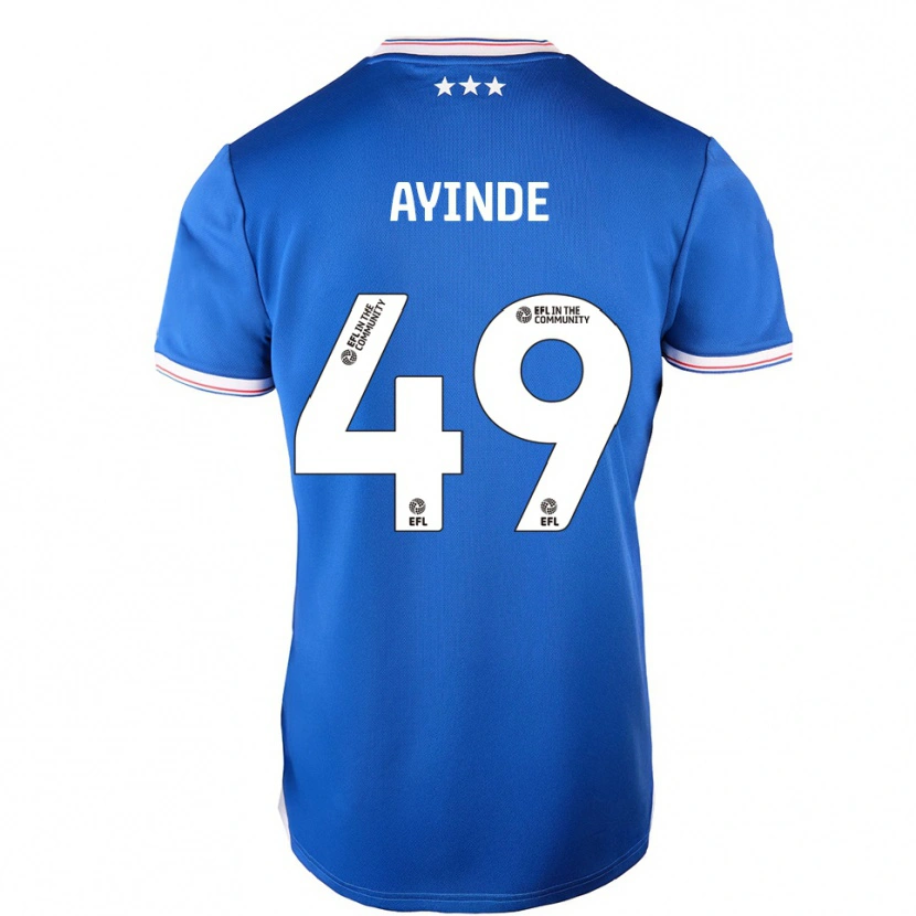 Danxen Kid Leon Ayinde #49 Blue White Home Jersey 2025/26 T-Shirt