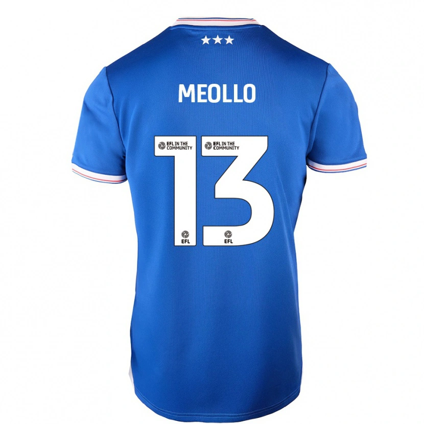 Danxen Kid Nina Meollo #13 Blue White Home Jersey 2025/26 T-Shirt