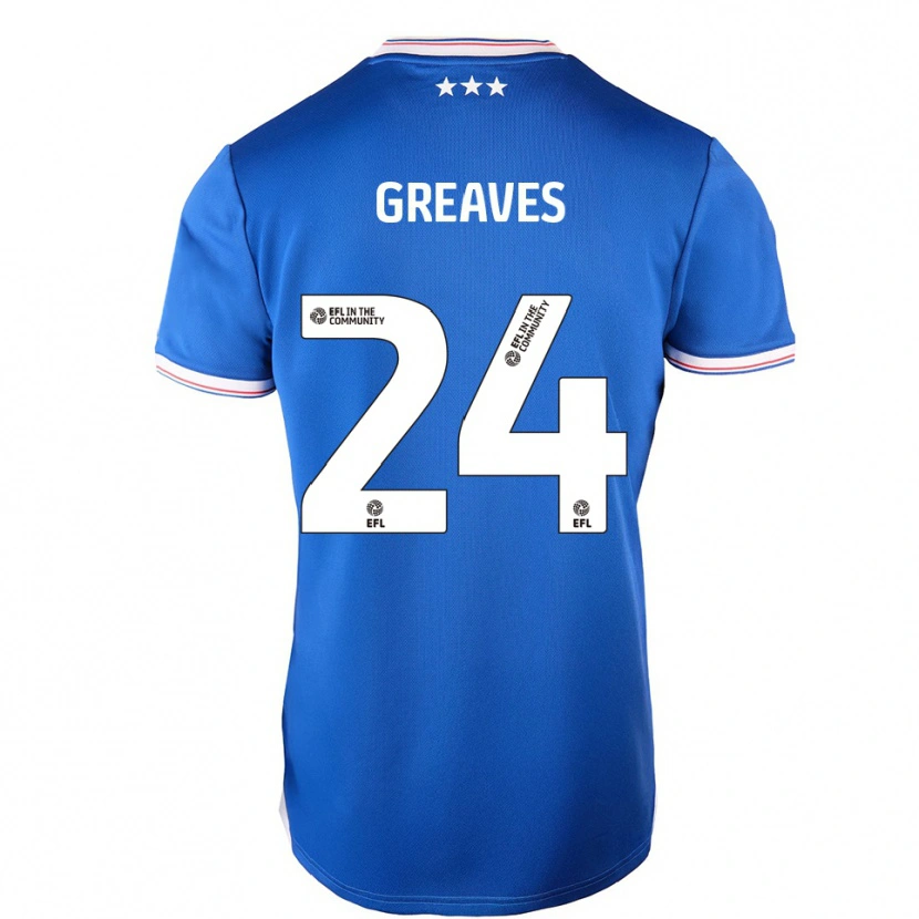 Danxen Kid Jacob Greaves #24 Blue White Home Jersey 2025/26 T-Shirt
