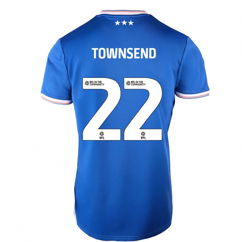 Danxen Kid Conor Townsend #22 Blue White Home Jersey 2025/26 T-Shirt