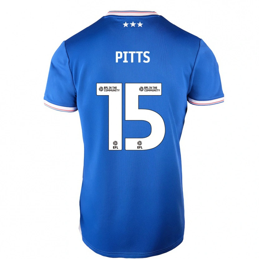 Danxen Kid Josh Pitts #15 Blue White Home Jersey 2025/26 T-Shirt