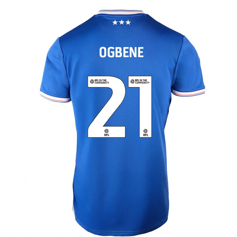 Danxen Kid Chiedozie Ogbene #21 Blue White Home Jersey 2025/26 T-Shirt
