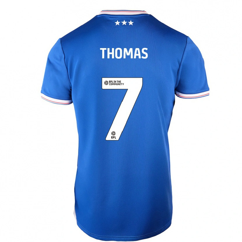 Danxen Kid Natasha Thomas #7 Blue White Home Jersey 2025/26 T-Shirt