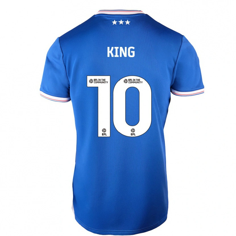 Danxen Kid Eloise King #10 Blue White Home Jersey 2025/26 T-Shirt