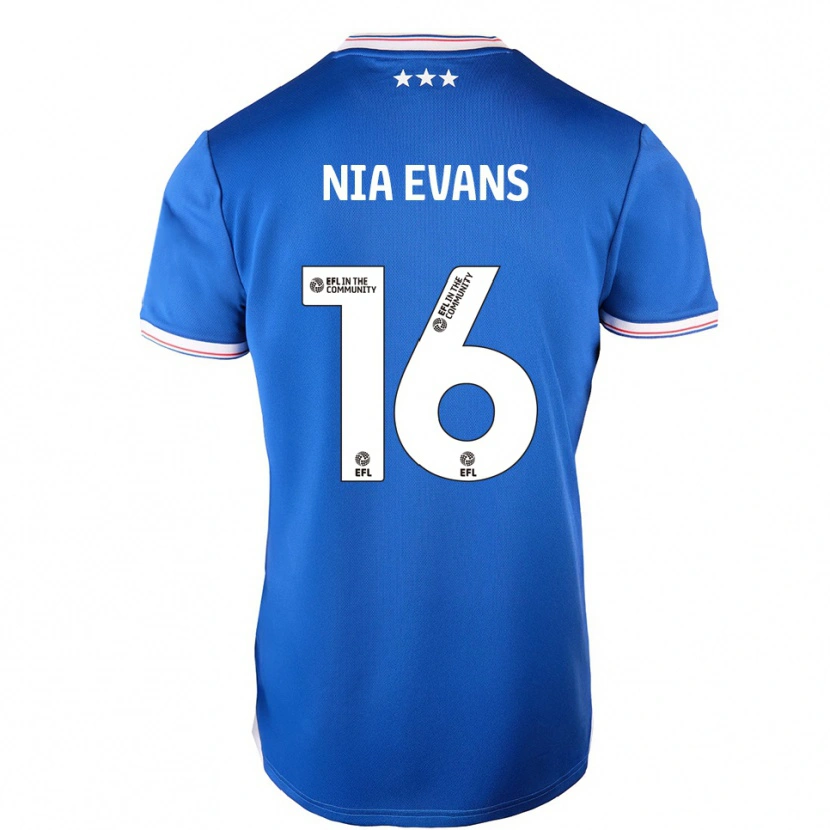 Danxen Kid Nia Evans #16 Blue White Home Jersey 2025/26 T-Shirt