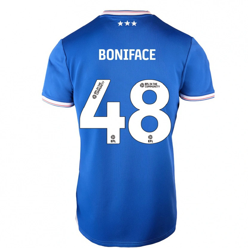 Danxen Kid Somto Boniface #48 Blue White Home Jersey 2025/26 T-Shirt