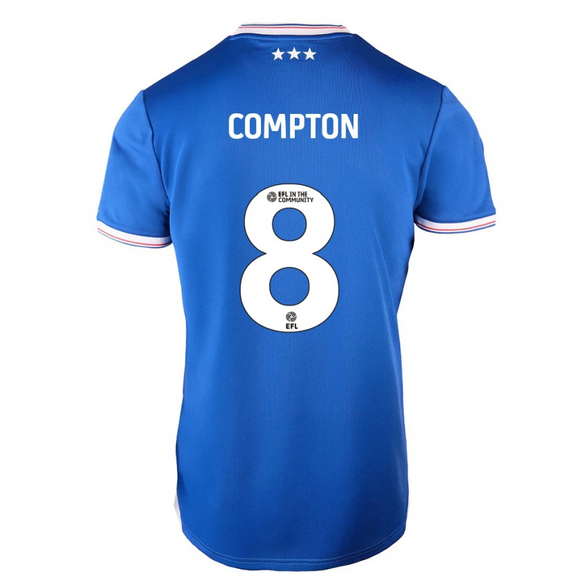 Danxen Kid Charlie Compton #8 Blue White Home Jersey 2025/26 T-Shirt