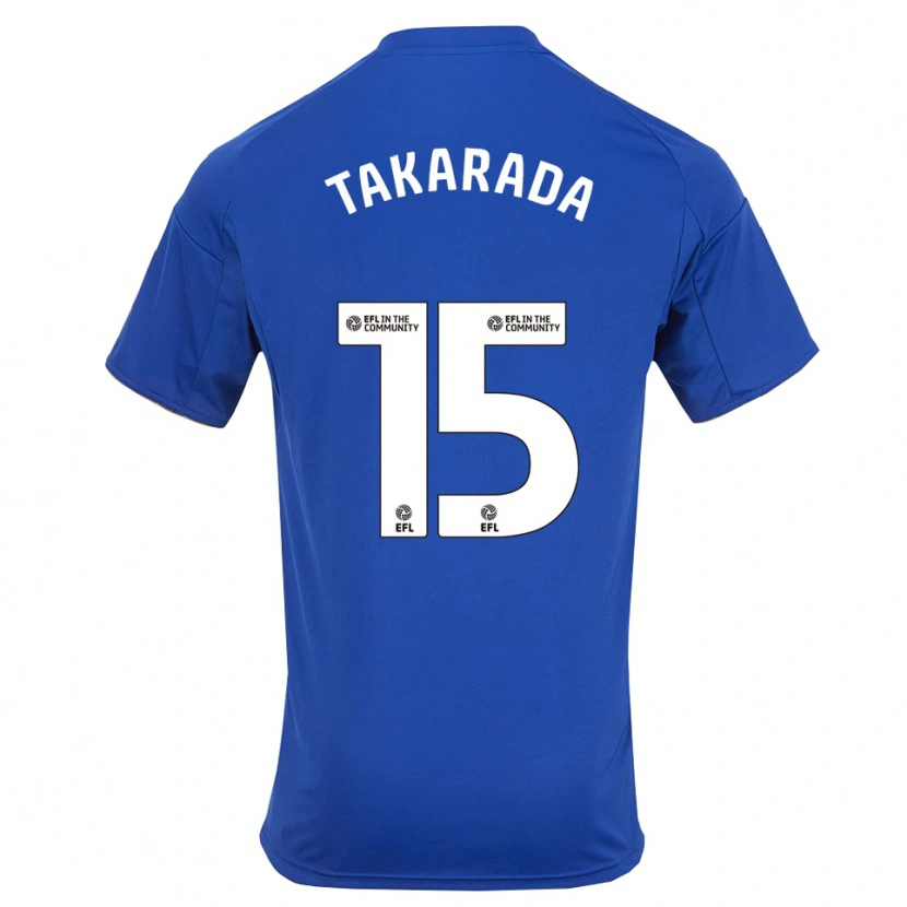 Danxen Kid Saori Takarada #15 Blue Gold Home Jersey 2025/26 T-Shirt