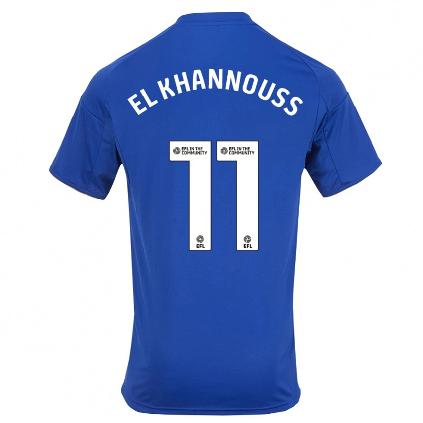 Danxen Kid Bilal El Khannouss #11 Blue Gold Home Jersey 2025/26 T-Shirt