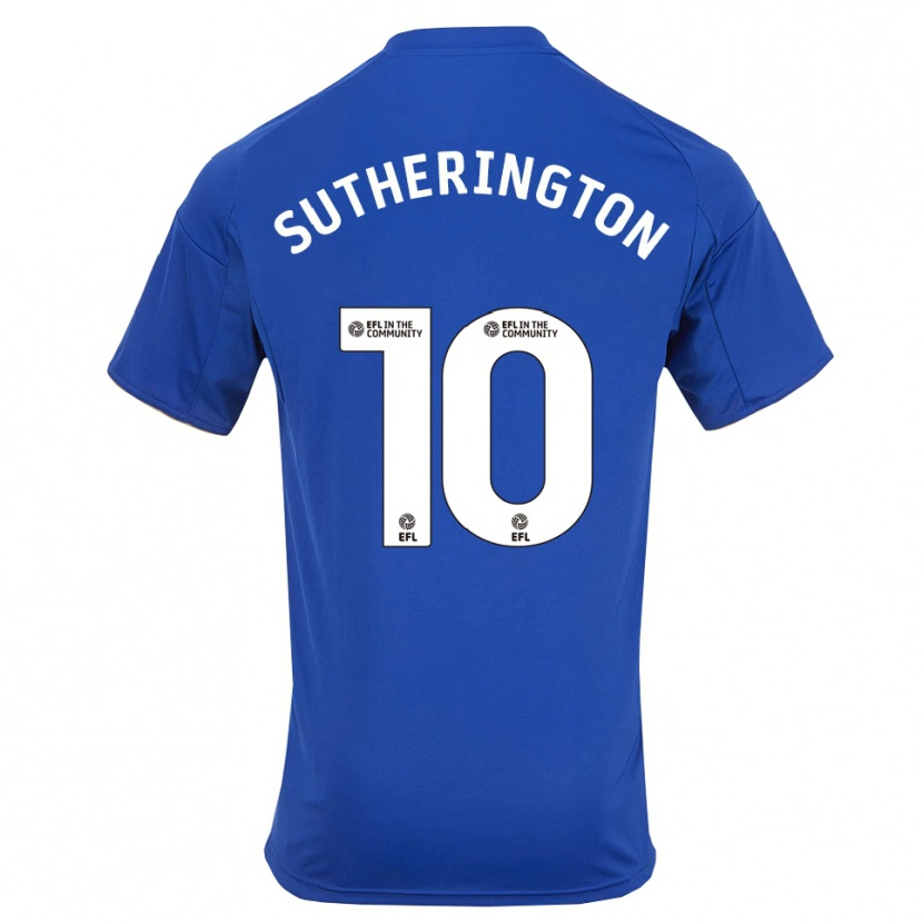 Danxen Kid Harry Sutherington #10 Blue Gold Home Jersey 2025/26 T-Shirt