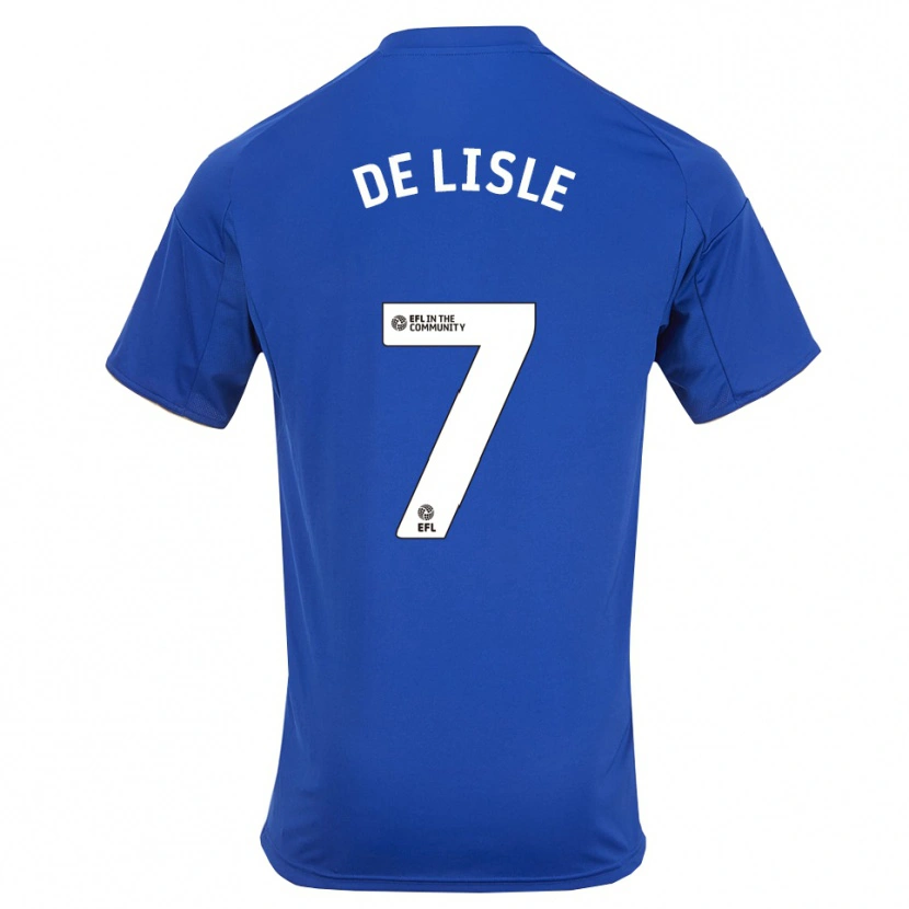 Danxen Kid Hugo De Lisle #7 Blue Gold Home Jersey 2025/26 T-Shirt