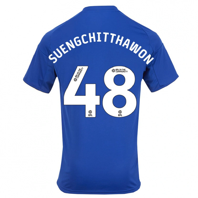 Danxen Kid Thanawat Suengchitthawon #48 Blue Gold Home Jersey 2025/26 T-Shirt