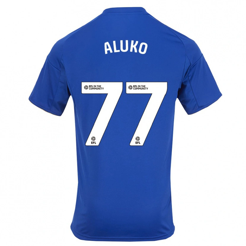 Danxen Kid Olabade Aluko #77 Blue Gold Home Jersey 2025/26 T-Shirt