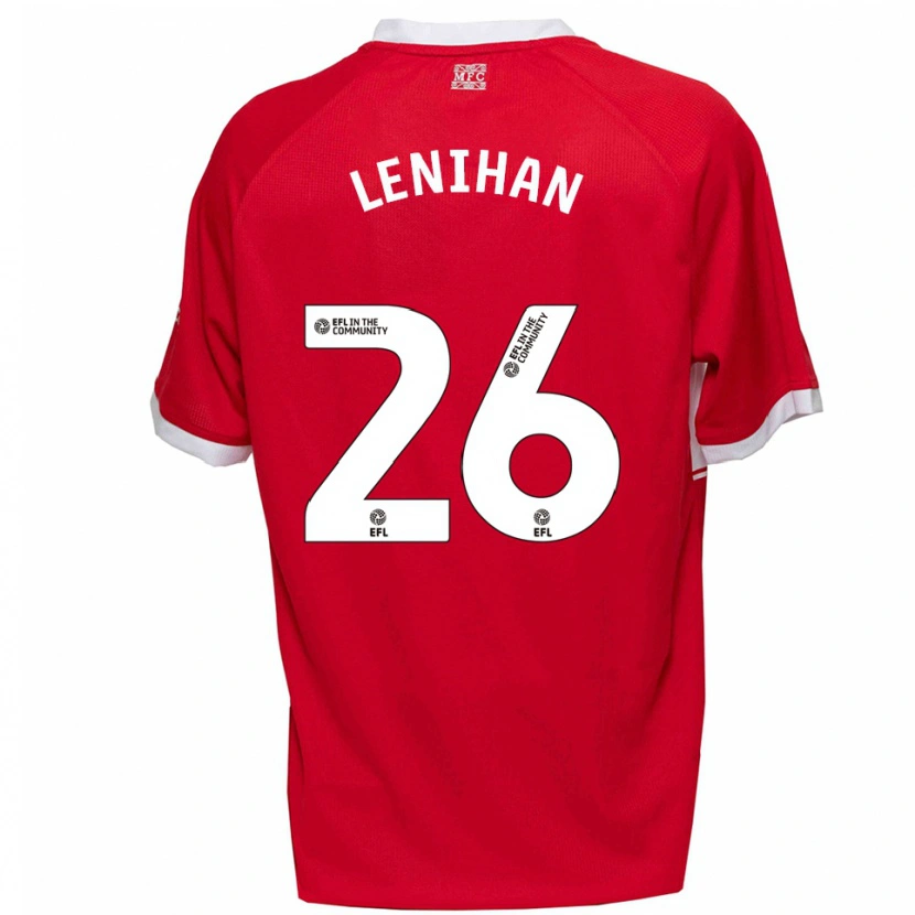 Danxen Kid Darragh Lenihan #26 Red White Home Jersey 2025/26 T-Shirt