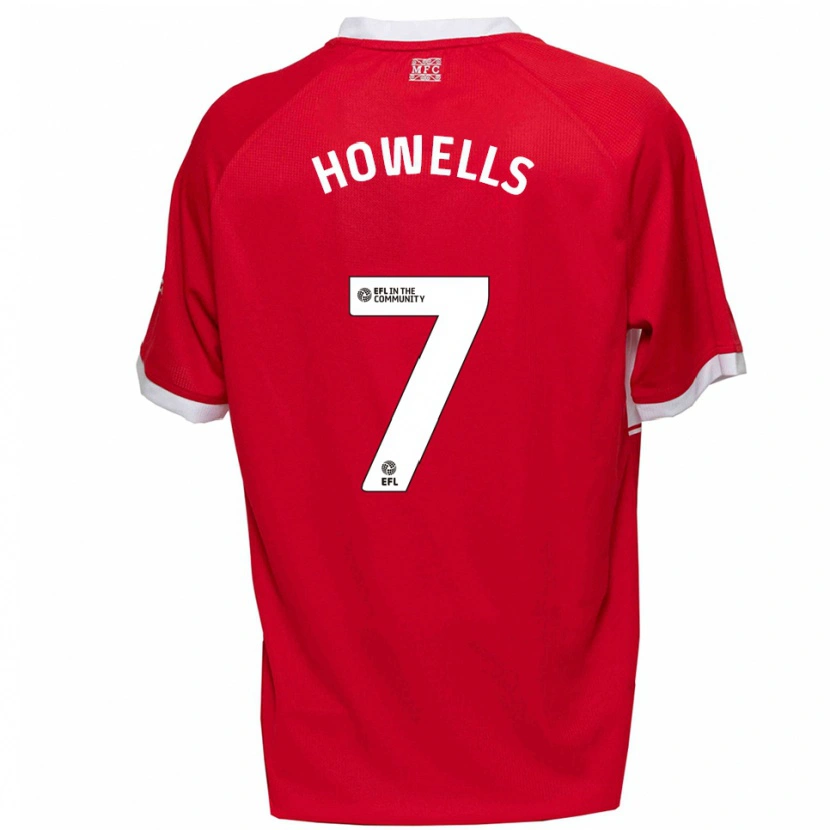 Danxen Kid Max Howells #7 Red White Home Jersey 2025/26 T-Shirt
