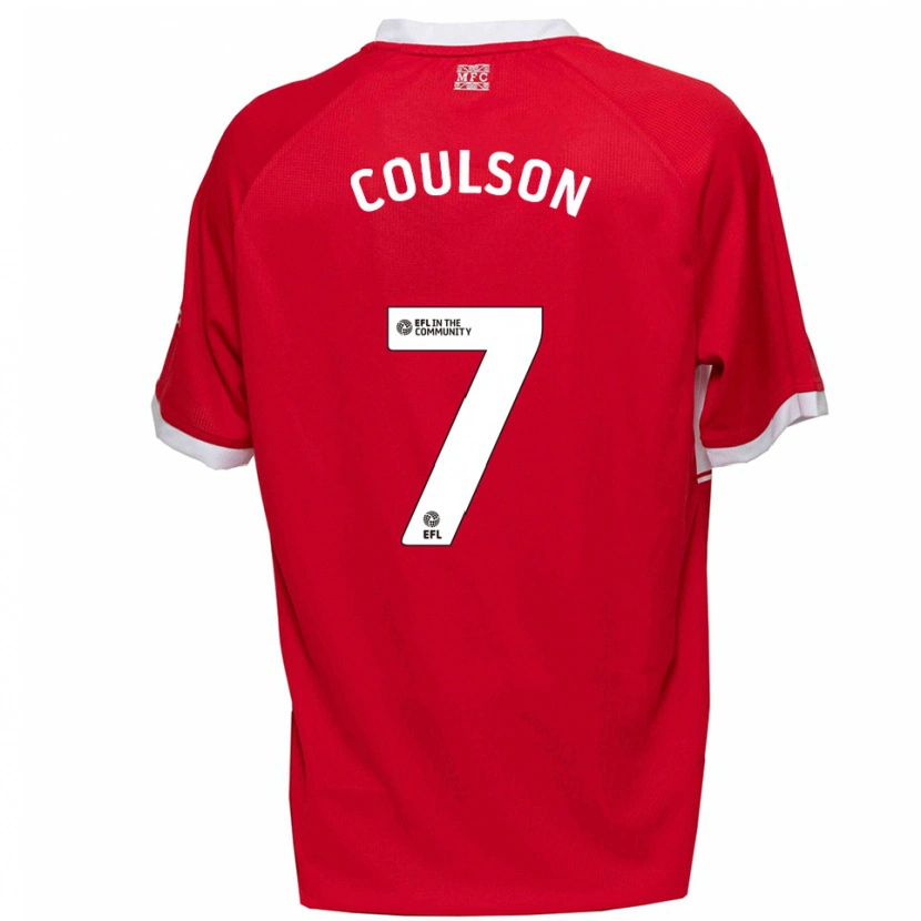 Danxen Kid Frankie Coulson #7 Red White Home Jersey 2025/26 T-Shirt